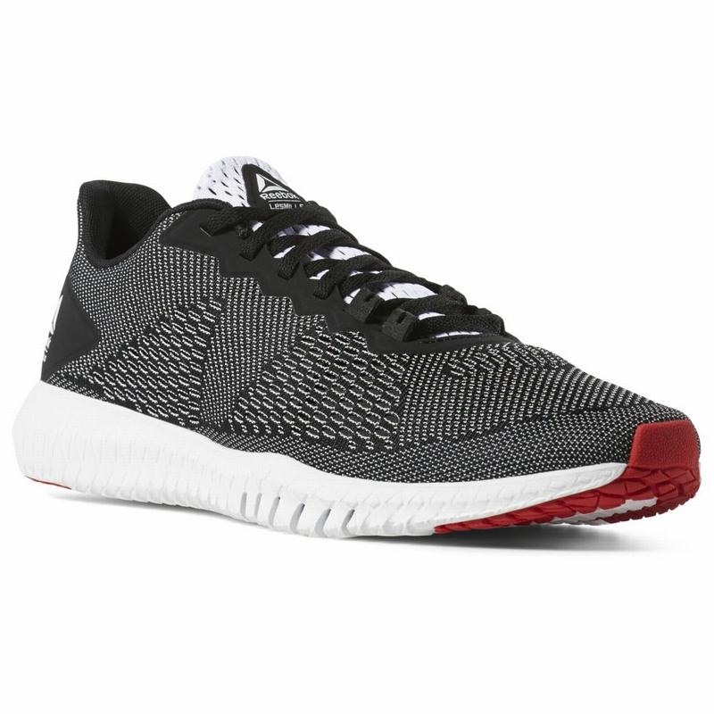 Pantofi de Studio Reebok Flexagon Les Mills® Barbati Negrii/Albi/Rosii Romania HQ2148JL